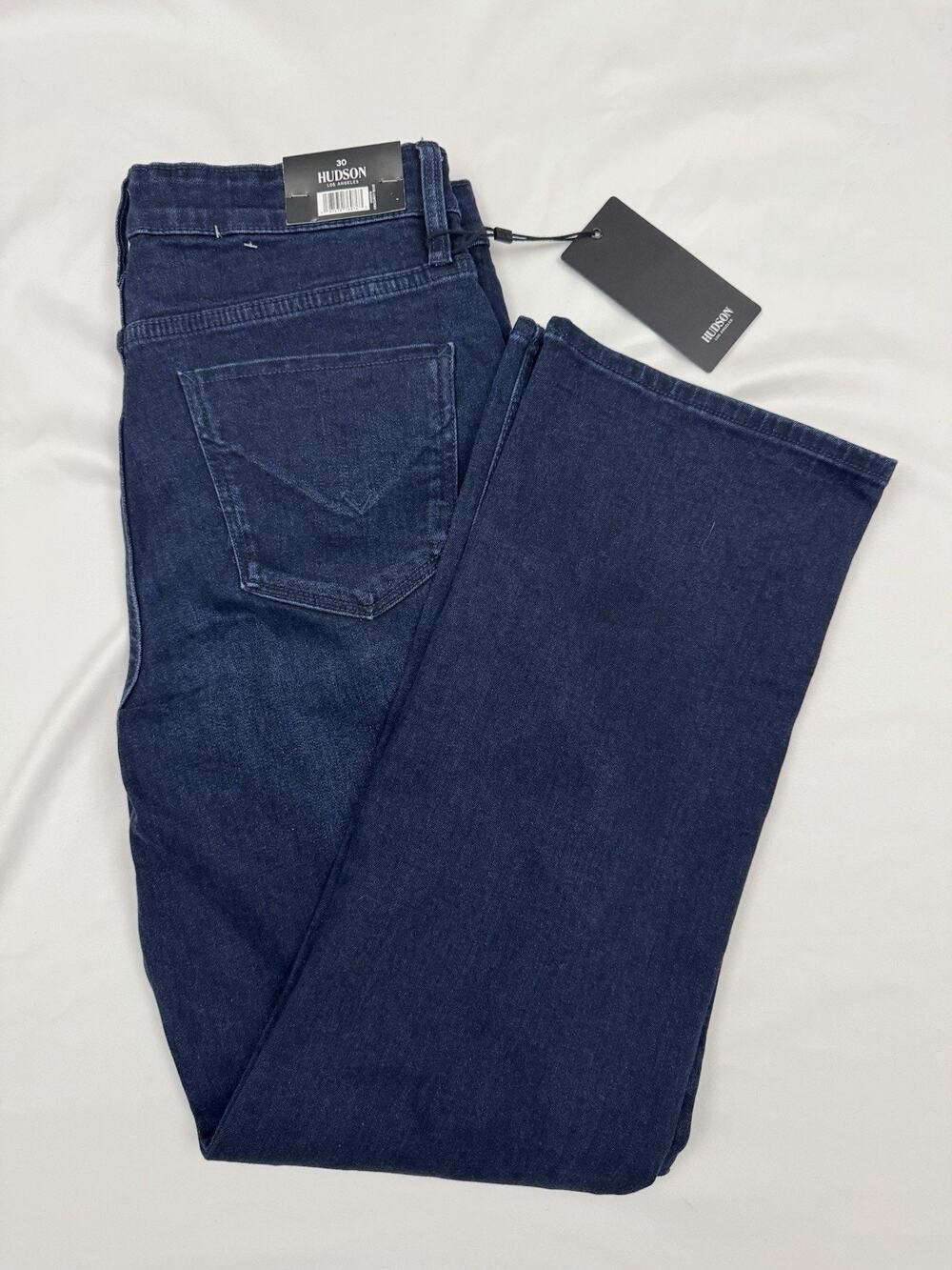 Hudson Mid-Rise Straight Leg Jeans Indigo Womens 10/30 Obscurity Blue NWT